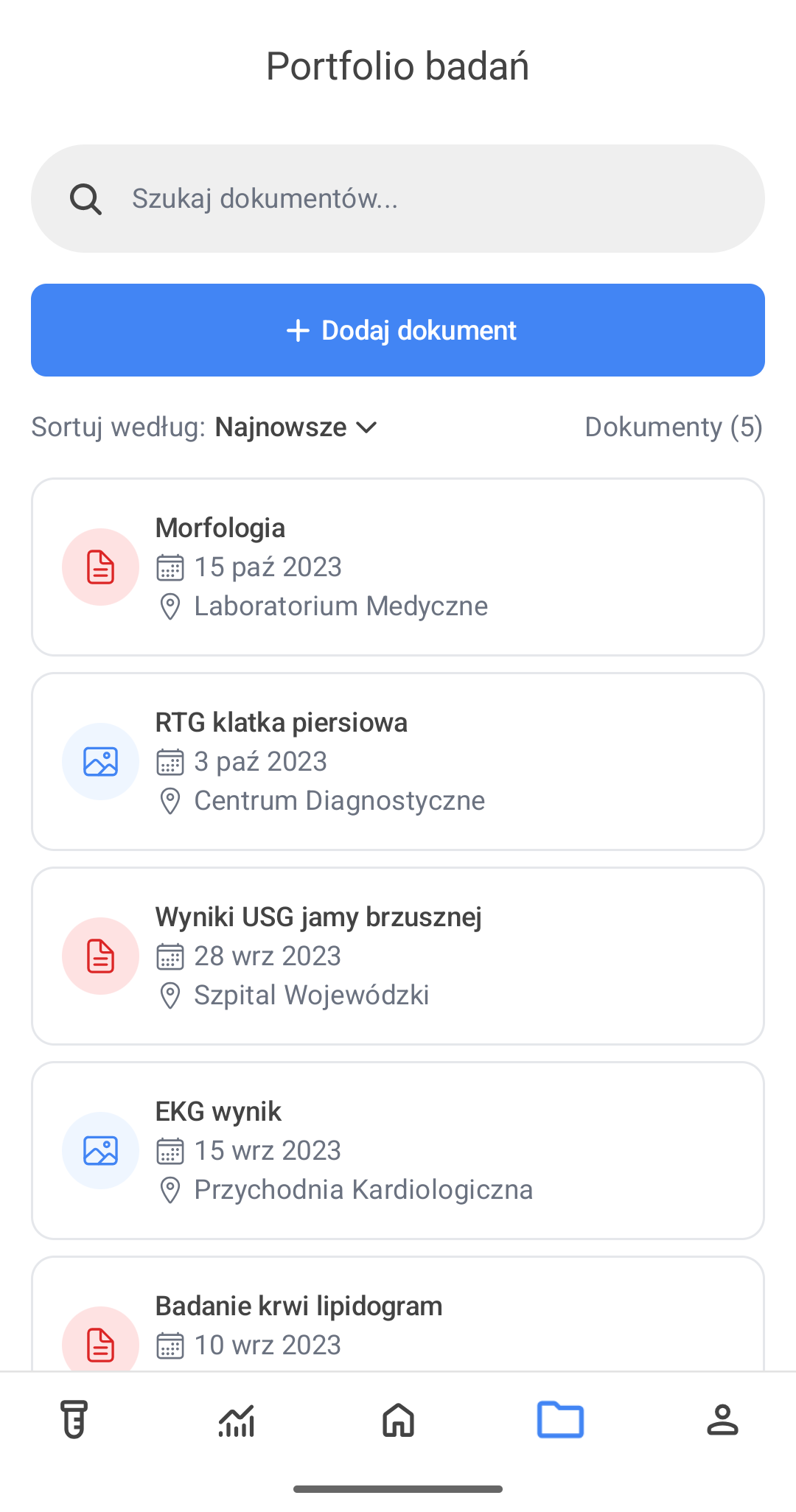 Portfolio aplikacji